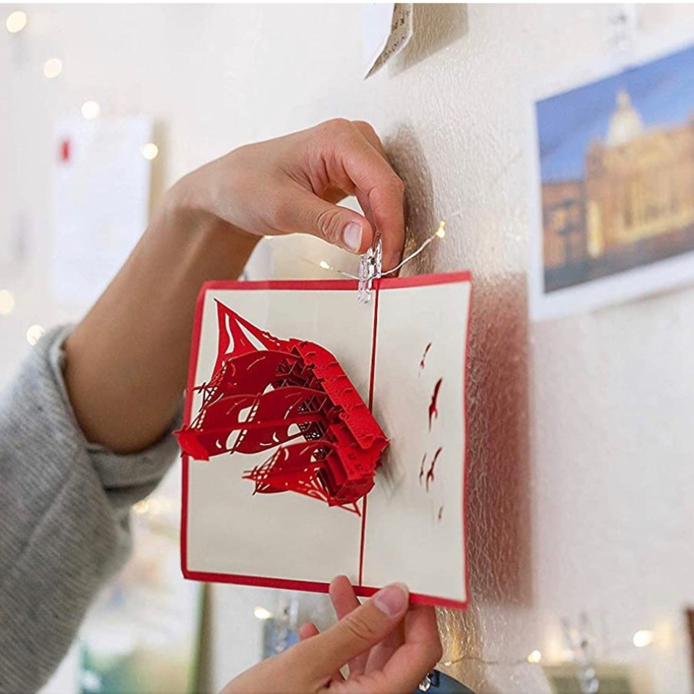 Home Core Gold Wire LED Gold Glittery Photo Clip Fairy Lights. - Picture 12 of 16